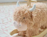 Tutti Bambini rocking toy Douglas the Highland Cow, imported from the UK