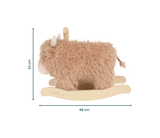 Tutti Bambini rocking toy Douglas the Highland Cow, imported from the UK