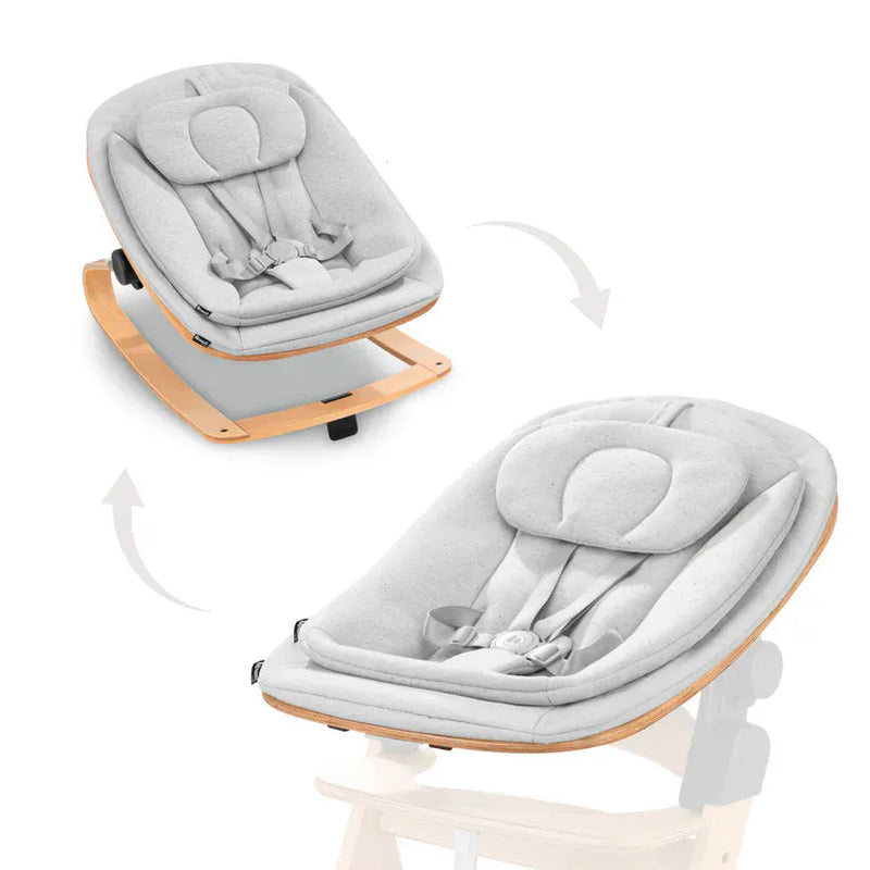 Hauck Highchair Bouncer Eco in light grey, UK version