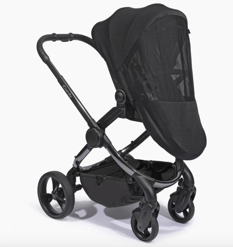 iCandy pushchair sun screen with SPF50 fabric and mesh (British brand)