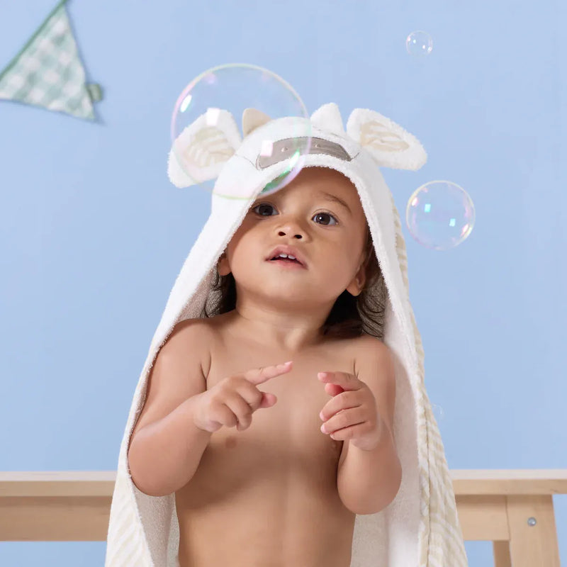 Tutti Bambini Clemi Cow hooded towel set 75cm (British brand)