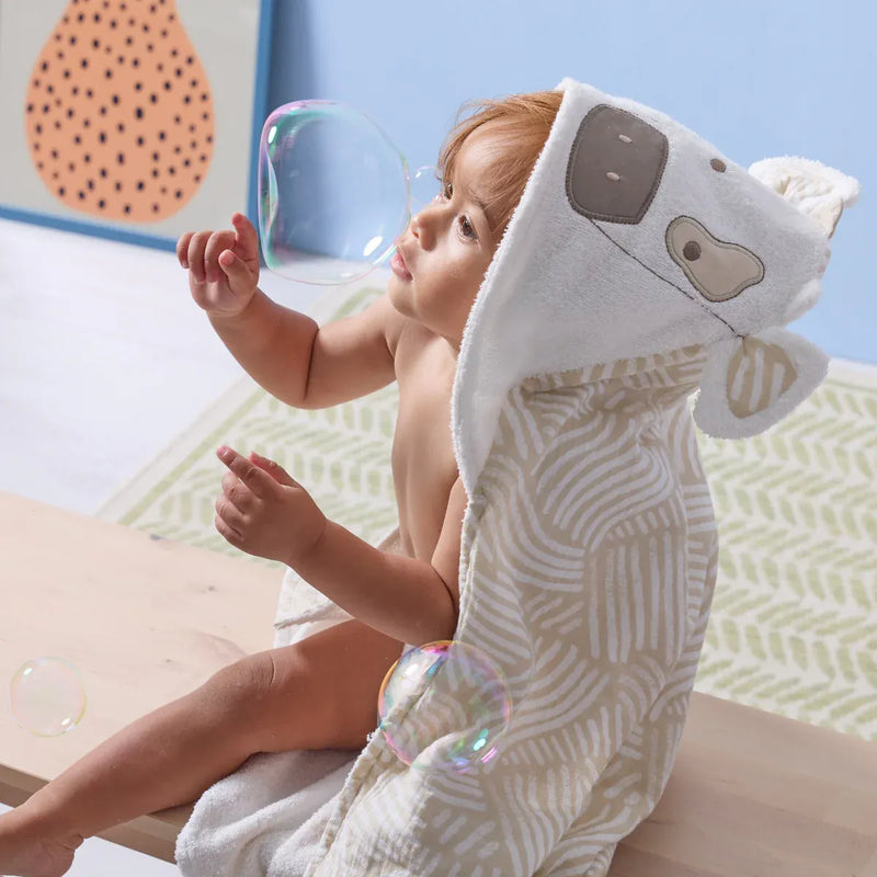 Tutti Bambini Clemi Cow hooded towel set 75cm (British brand)