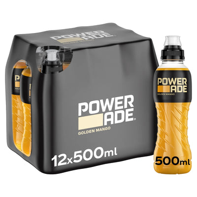 McGrocer Direct Powerade Golden Mango Sports Drink 12 x 500ml- Buy online at McGrocer