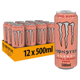 McGrocer Direct Monster Ultra Peachy Keen Energy Drink 12 x 500ml- Buy online at McGrocer