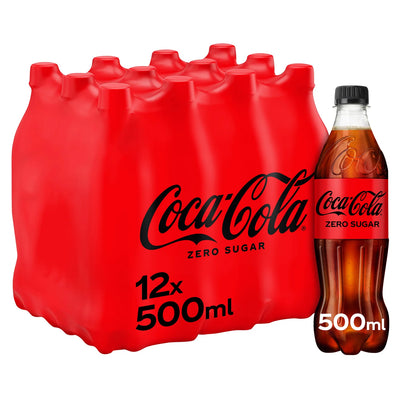 McGrocer Direct Coca-Cola Zero Sugar Diet Cola 12 x 500ml- Buy online at McGrocer