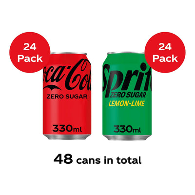 McGrocer Direct Coca Cola Sprite Bundle Zero Sugar Softdrinks 48 x 330ml - Online bei McGrocer kaufen