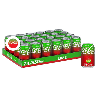 McGrocer Direct Coca-Cola Lime Cola 24 x 330ml cans- Buy online at McGrocer