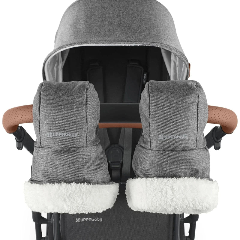 UPPAbaby Cozy handmuffs for pushchairs in Greyson - British product