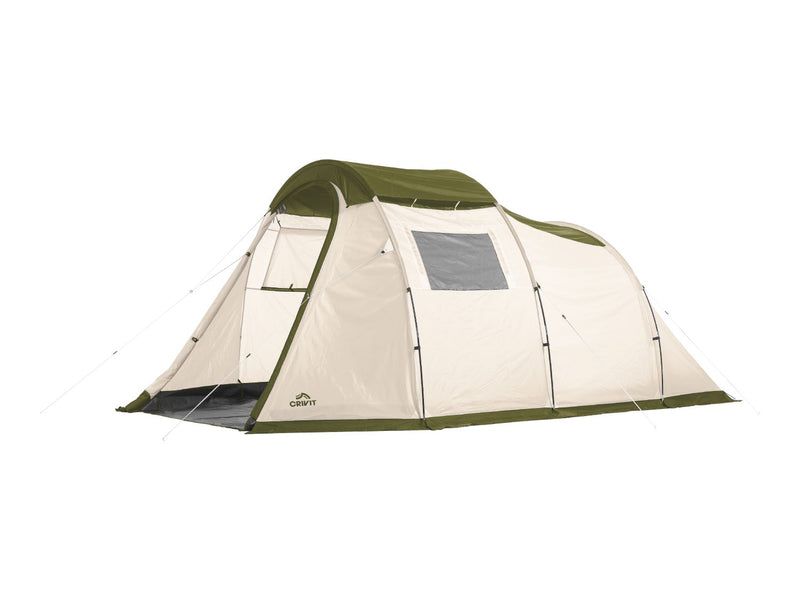 Family tent 4-person with porch and blackout windows, imported from the UK