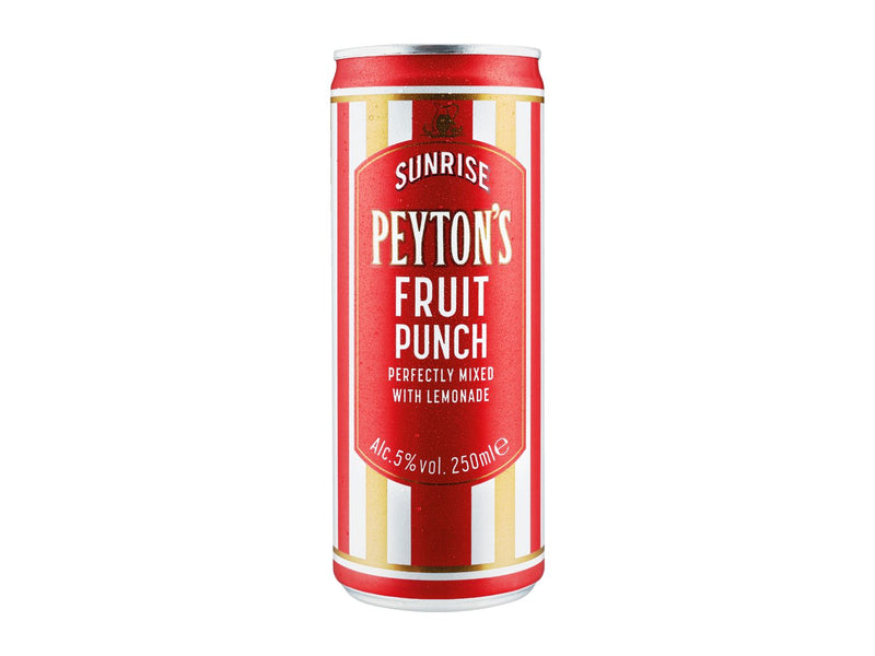 Peyton's fruit punch ready-to-drink can 5% 250ml (British brand)