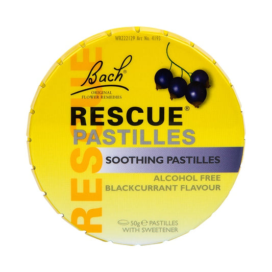 Nelsons Bach Rescue Remedy Blackcurrant Pastilles 50g Rescue Remedy Drops & Tablets Holland&Barrett Title  