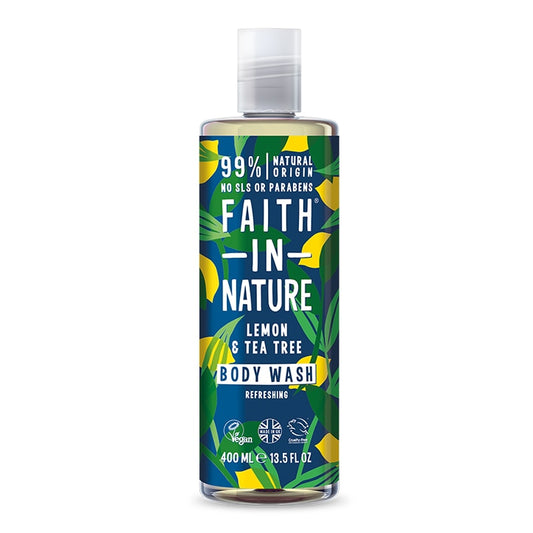 Faith In Nature Lemon & Tea Tree Body Wash 400ml Washing & Bathing Holland&Barrett Title  