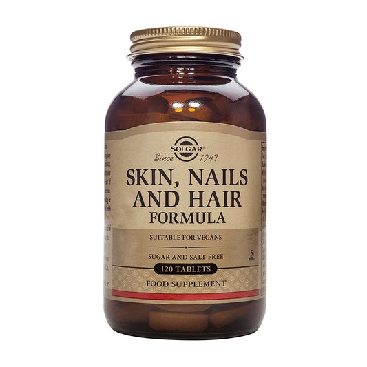Solgar Skin, Nails and Hair Formula 120 Tablets Hair, Skin & Nails Vitamins Holland&Barrett   