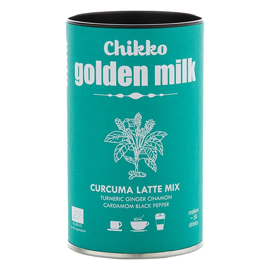 Chikko Golden Milk Organic Curcuma Latte Mix 110g Latte Holland&Barrett   