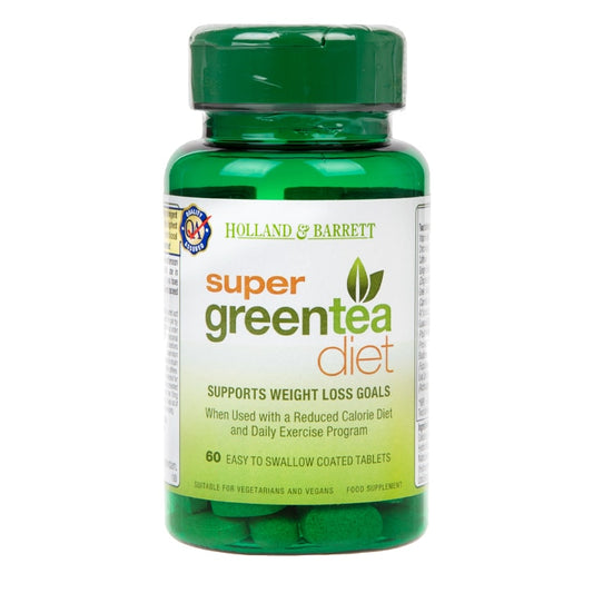 Holland & Barrett Super Green Tea Diet 60 Tablets GOODS Holland&Barrett   
