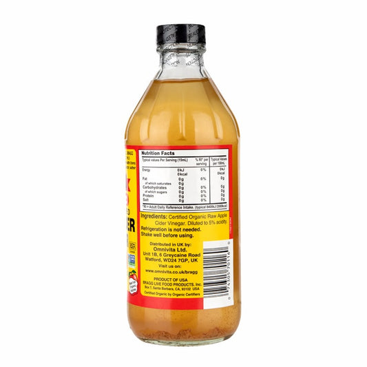 Bragg Organic Apple Cider Vinegar with The Mother 473ml GOODS Holland&Barrett   