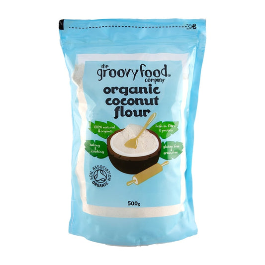 The Groovy Food Company Organic Coconut Flour 500g Coconut Flour, Sugar & Nectar Holland&Barrett   
