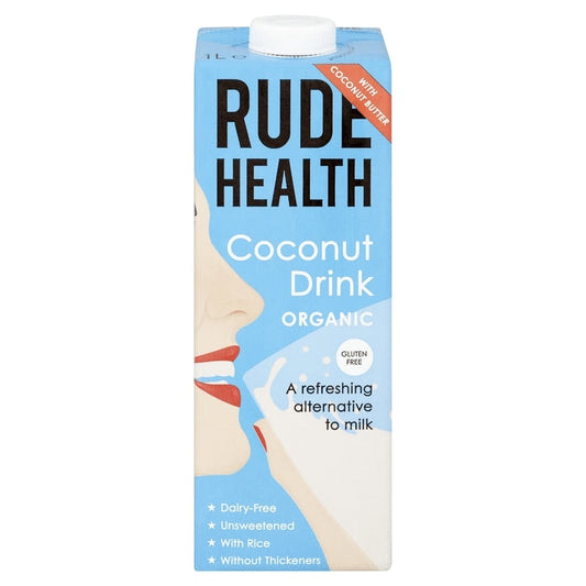 Rude Health Organic Coconut Drink 1 Litre Coconut Drinks Holland&Barrett   