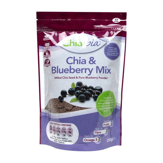 Chia Bia Chia & Blueberry Mix 260g Fruit & Nut Mixes Holland&Barrett   
