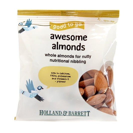 Holland & Barrett Natural Almonds 40g Almonds Holland&Barrett   