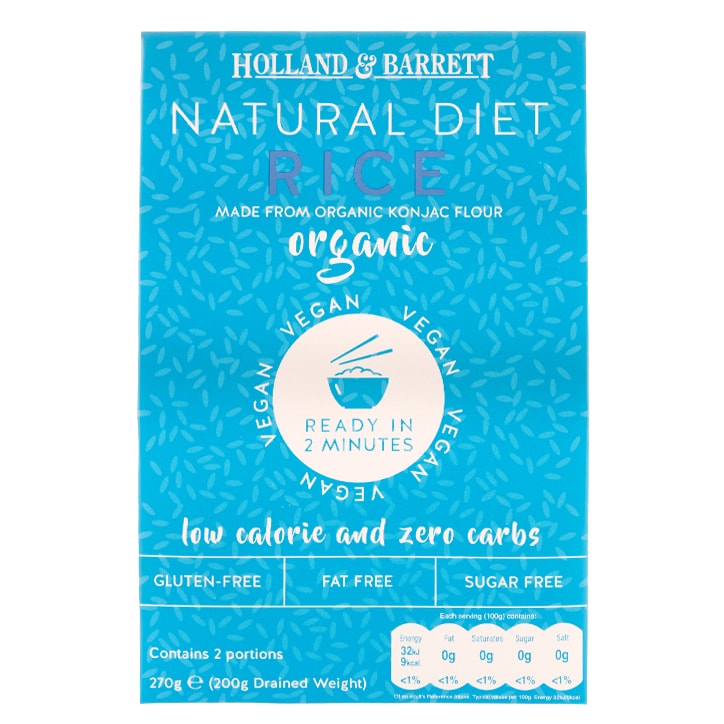 Holland & Barrett Organic Konjac Rice 270g New In: Food & Drink Holland&Barrett   