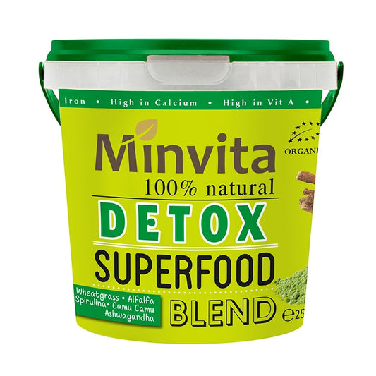 Minvita Detox Superfood Blend 250g Superfood Powders Holland&Barrett   