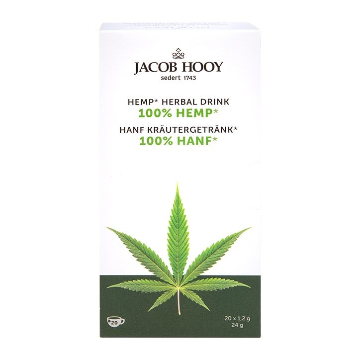 Jacob Hooy Hemp 20 Herbal Tea Bags Teas Holland&Barrett   