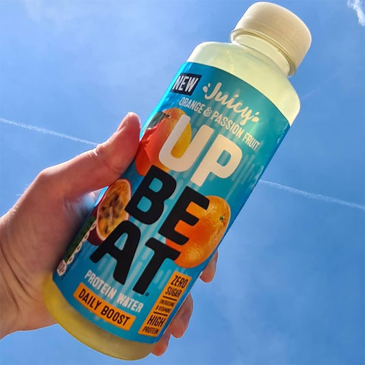 Upbeat Juicy Protein Water Daily Boost Orange & Passionfruit 500ml Water Holland&Barrett   