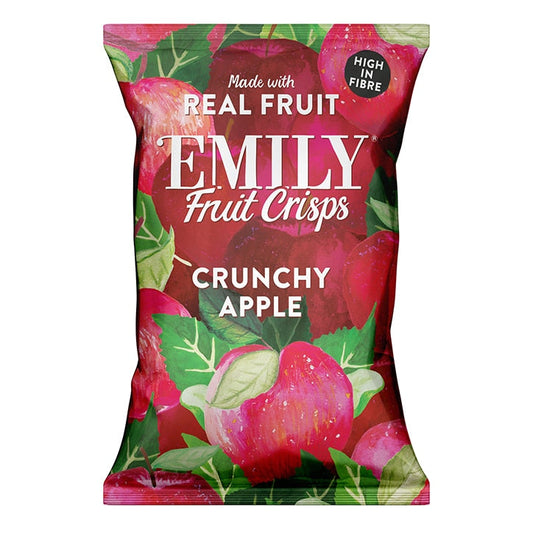 Emily Fruit Crisps Crunchy Red Apple 30g Crisps & Chips Holland&Barrett   