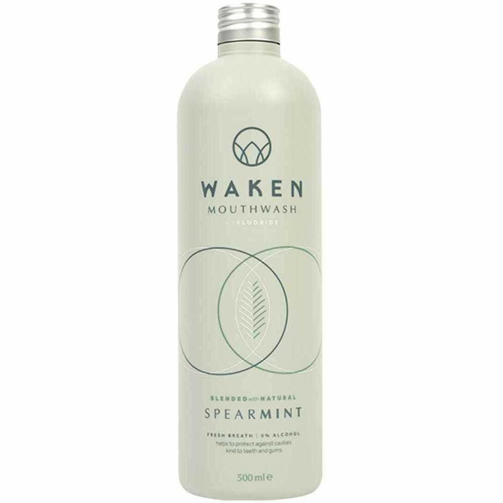 Waken Daily Care Spearmint Mouthwash 500ml Mouthwash Boots