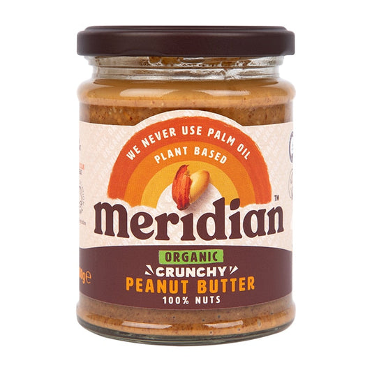 Meridian Organic Crunchy Peanut Butter 280g Peanut Butter Holland&Barrett   