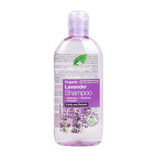 Dr Organic Lavender Shampoo 265ml Natural Hair Care Holland&Barrett   