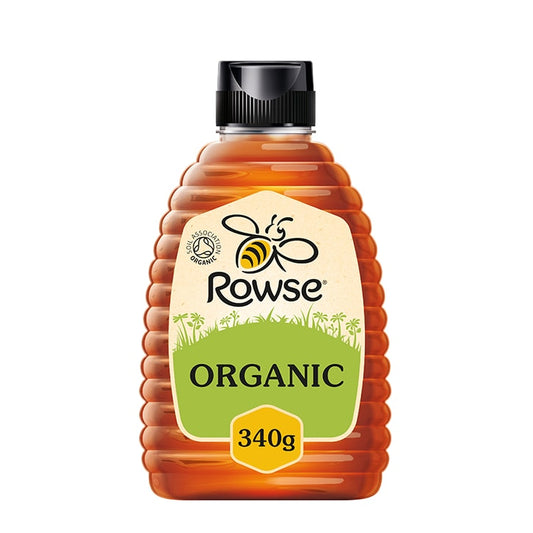 Rowse Squeezable Organic Clear Honey 340g Honey Holland&Barrett   