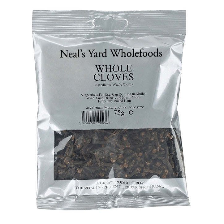 Neal's Yard Wholefoods Whole Cloves 75g Herbs, Spices & Seasoning Holland&Barrett   