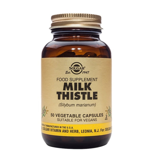 Solgar Milk Thistle 50 Vegetable Capsules Milk Thistle Tablets & Capsules Holland&Barrett   