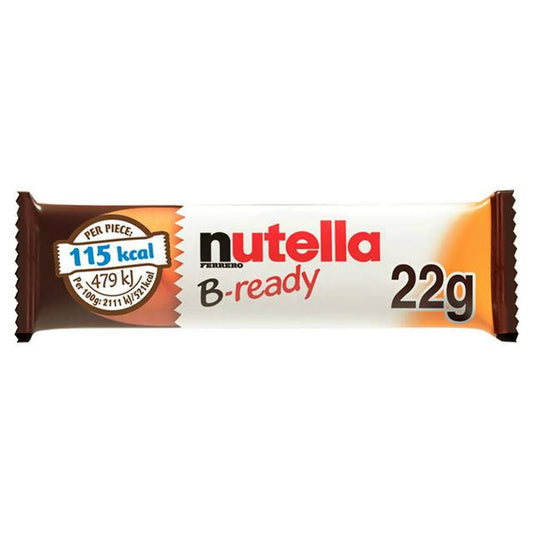Nutella B-ready Snack Bar 22g cereal bars Sainsburys   