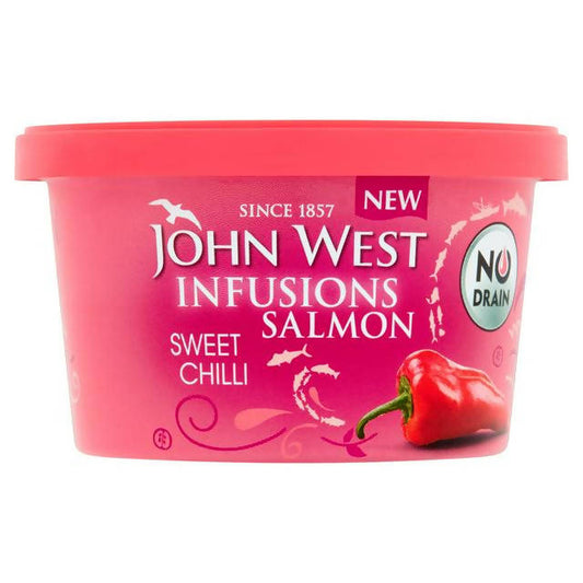 John West Infusions Salmon with Sweet Chilli 80g Fish Sainsburys   