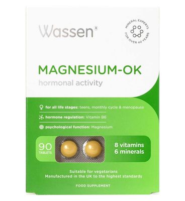 Wassen Magnesium-OK 90 Tablets GOODS Boots   
