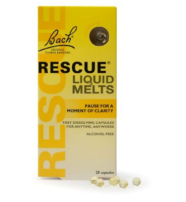 Bach Rescue Remedy Liquid Melts 28 capsules Vitamins, Minerals & Supplements Boots   