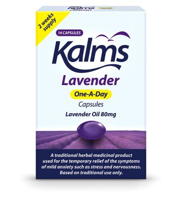 Kalms Lavender One-A-Day - 14 Capsules Vitamins, Minerals & Supplements Boots   