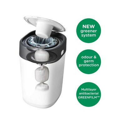 Tommee Tippee Twist and Click Advanced Nappy Bin Refill Cassettes, Sustainably Sourced Antibacterial GREENFILM, Pack of 3 Toys & Kid's Zone Boots