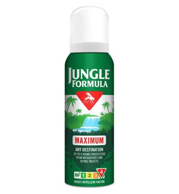 Jungle Formula Maximum Aerosol Insect Repellent - 125ml Suncare & Travel Boots   