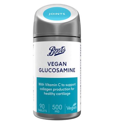 Boots Vegan Glucosamine 90 Tablets (3 months supply) Vitamins, Minerals & Supplements Boots   