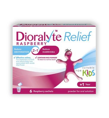 Dioralyte Relief Raspberry - 6 Sachets First Aid Boots   