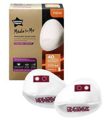 Tommee Tippee Made for Me Daily Disposable Breast Pads, Pack of 40 - Small GOODS Boots
