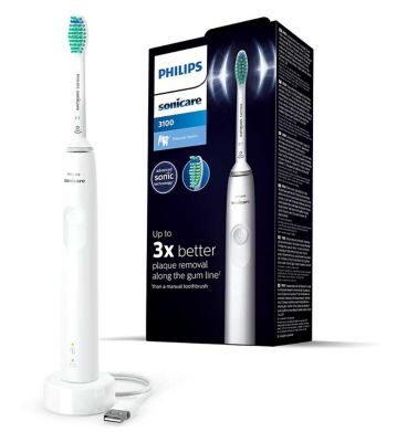 Philips Sonicare Series 3100 Toothbrush - White HX3671/13 Dental Boots   
