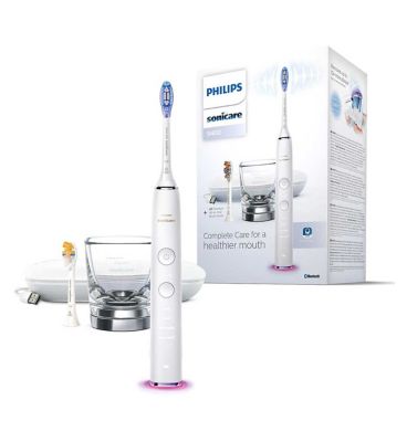 Philips Sonicare DiamondClean 9400 Smart, Electric Toothbrush, White, HX9917/88 Dental Boots   