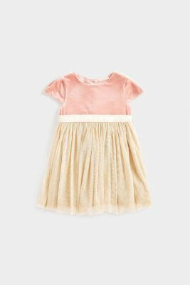 Velvet and Gold Glitter Dress GOODS Boots