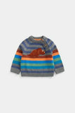 Striped Dino Knitted Jumper GOODS Boots