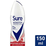 Sure Uplifting & Fresh Nonstop Anti-perspirant Deodorant Aerosol 150 ml Deodorants Boots